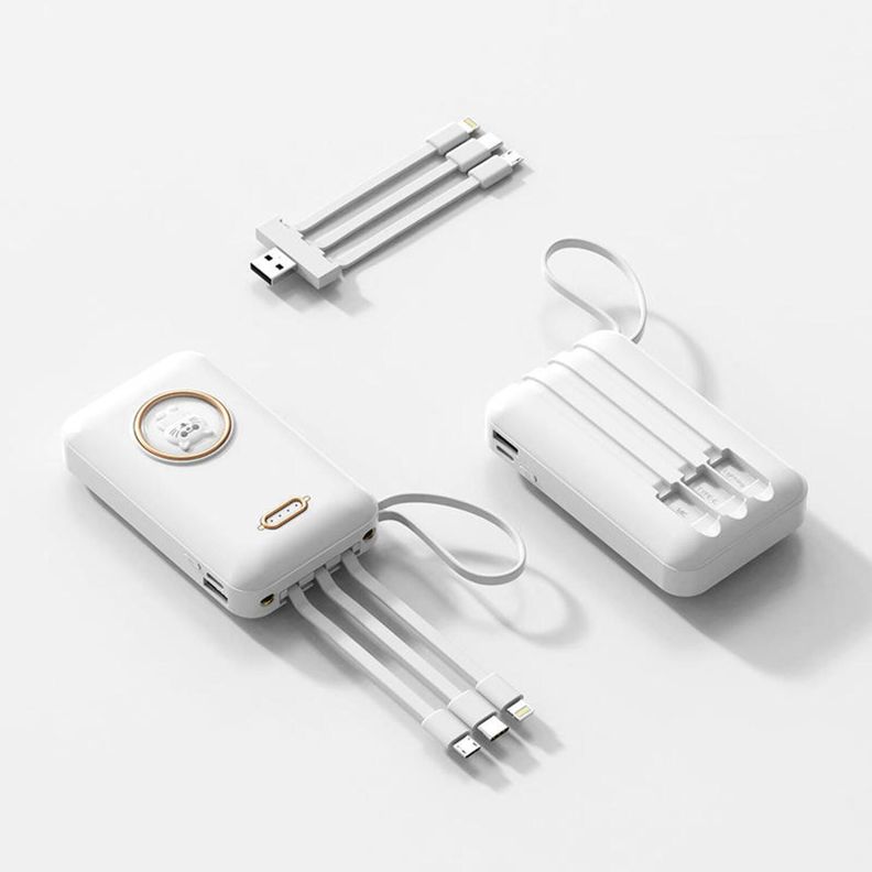 Cargador Power Bank 20000 mAh Cartoon Portatil USB Lau-6