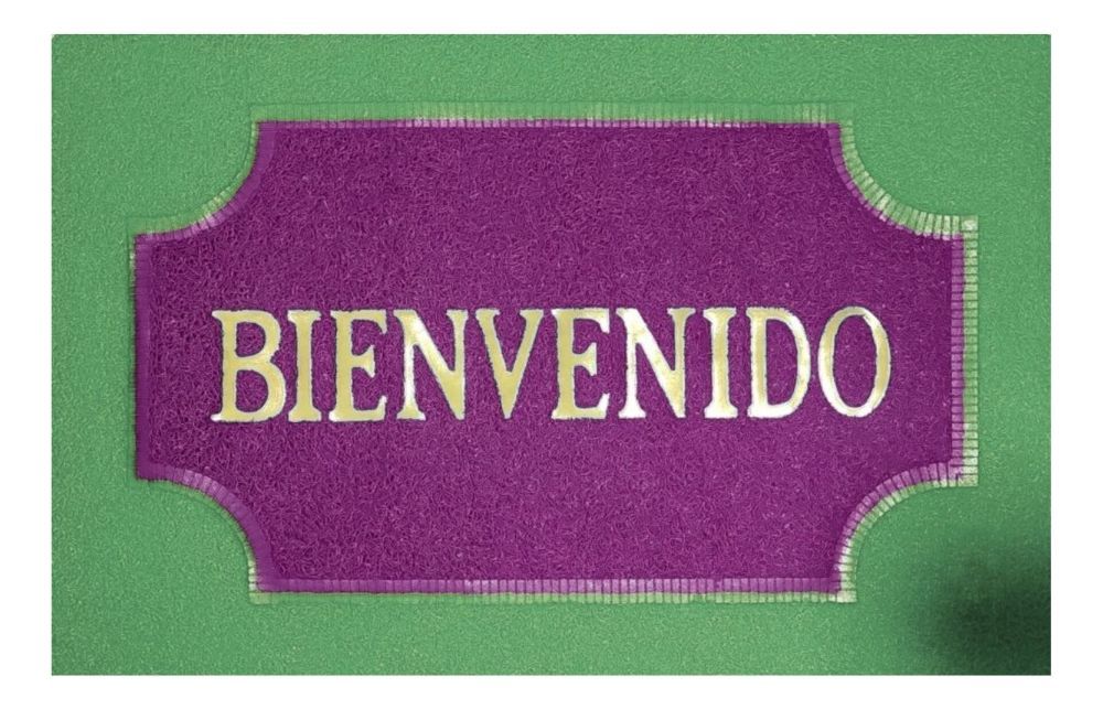 Set de 3 Alfombra Decorativa Antideslizante Bienvenido Jhn-0
