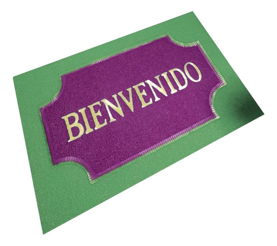 Set de 3 Alfombra Decorativa Antideslizante Bienvenido Jhn-1