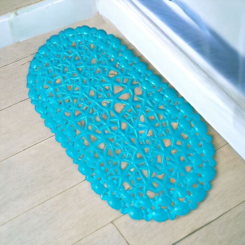 Set de 4 Alfombra Baño Antideslizante Ducha Marino Jhn -7