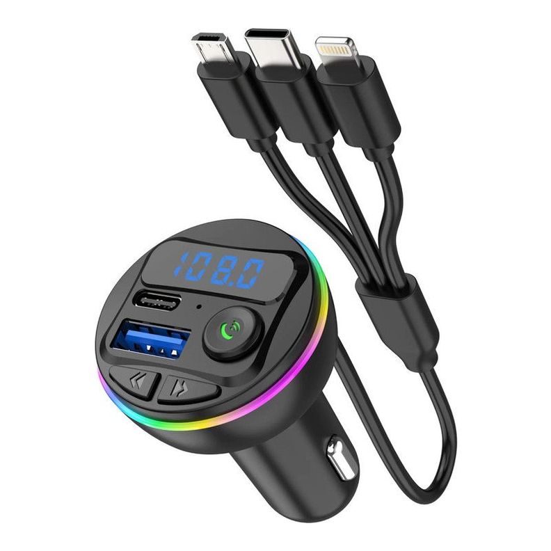 Transmisor Manos Libre G46 Carro USB Audio Microfono Lau-0