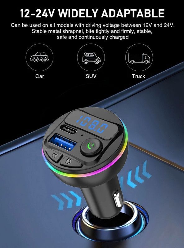 Transmisor Manos Libre G46 Carro USB Audio Microfono Lau-3