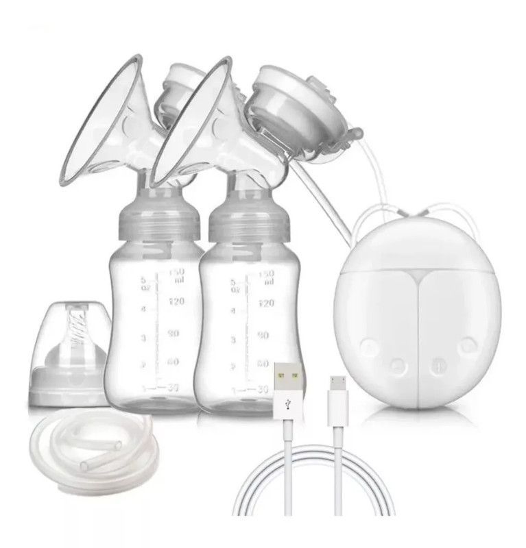 Extractor Leche Multifuncional Doble Portatil Mama Lau-2