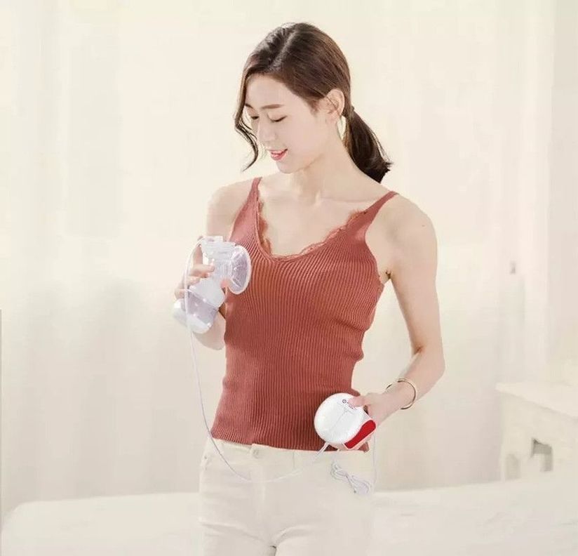 Extractor Leche Multifuncional Doble Portatil Mama Lau-3