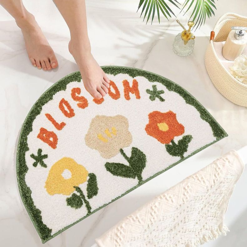 Set de 2 Alfombra Baño Antideslizante Absorbente Jhn-2
