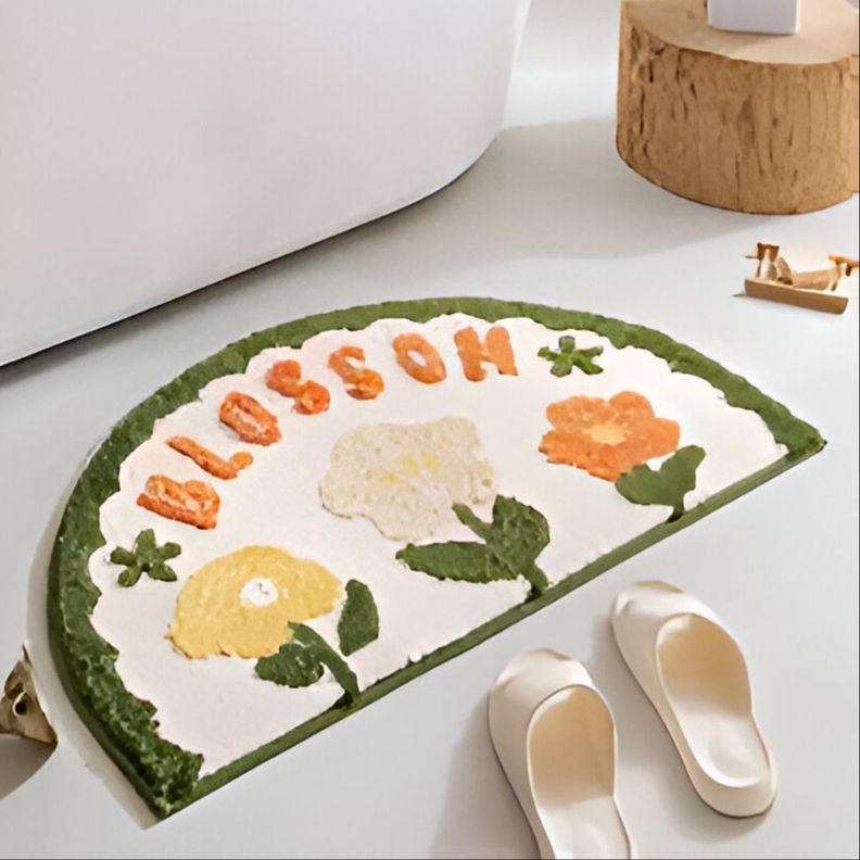 Set de 2 Alfombra Baño Antideslizante Absorbente Jhn-3