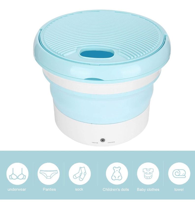 Mini Lavadora Portátil Limpieza Automática Ropa Jhn-1