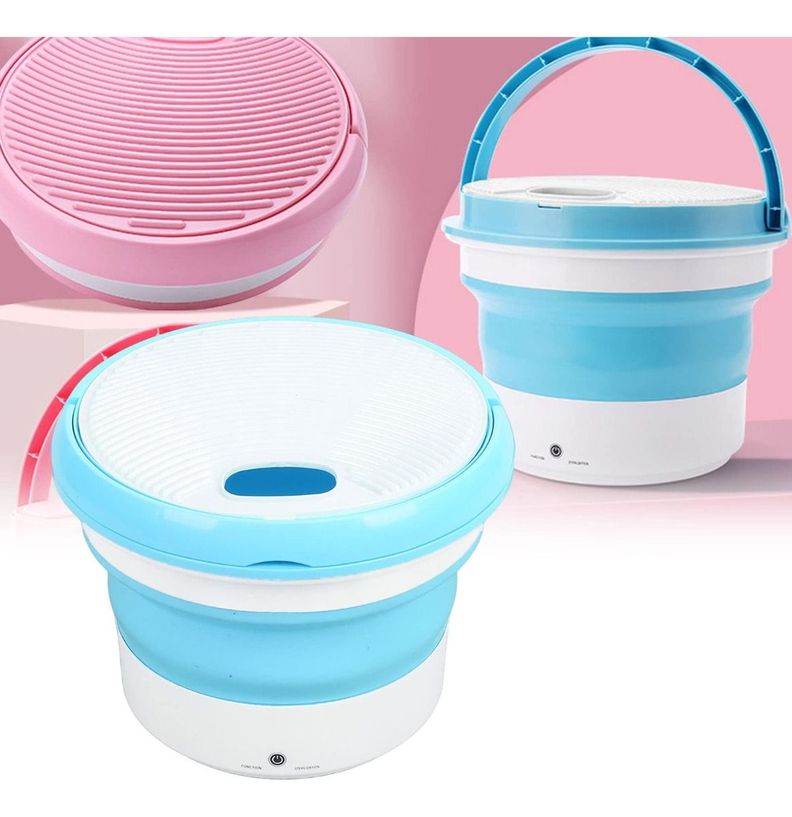 Mini Lavadora Portátil Limpieza Automática Ropa Jhn-7
