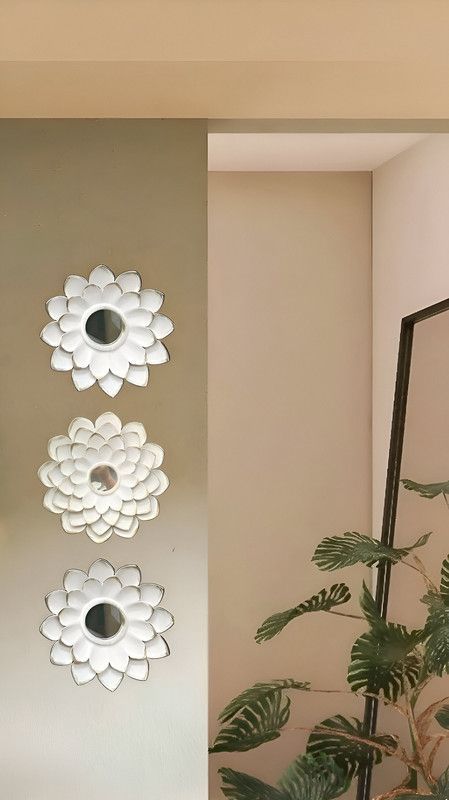Espejo Decorativo Flor Bohemio Pared Sala Hogar Lau-7