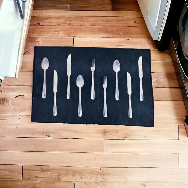 Alfombra Cocina 2 Piezas Antideslizante Entrada Baño Jhn-6