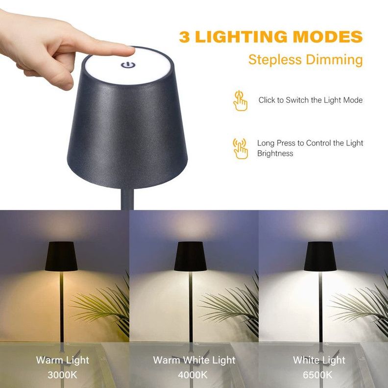 Lampara LED Escritorio Recargable Hogar Oficina Lau-7