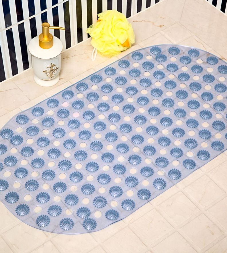 Set 3 Alfombra Baño Ducha Antideslizante Drenaje Ovalada Jhn-3