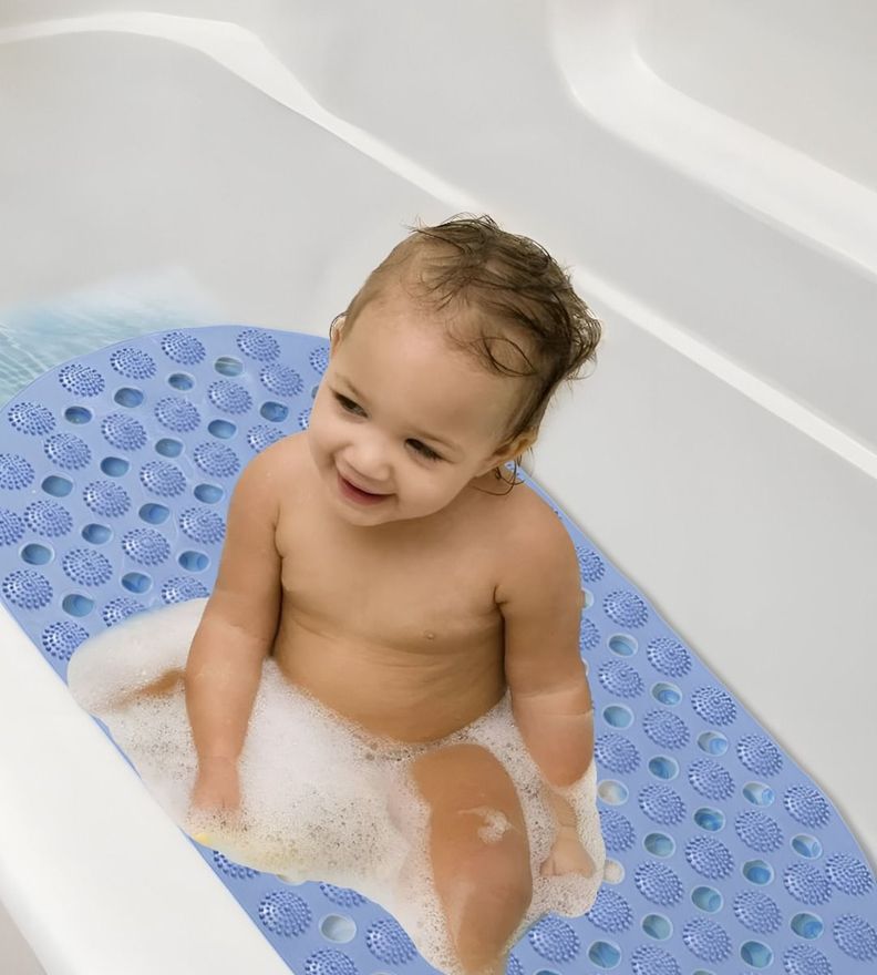 Set 3 Alfombra Baño Ducha Antideslizante Drenaje Ovalada Jhn-6
