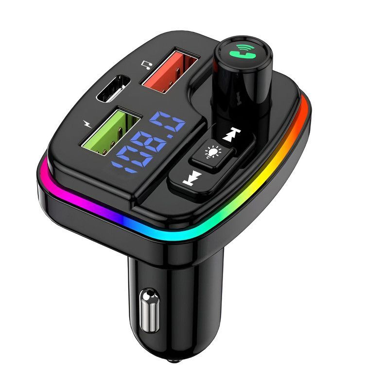 Transmisor Manos Libres Bluetooth Carro M13 Audio USB Lau-0