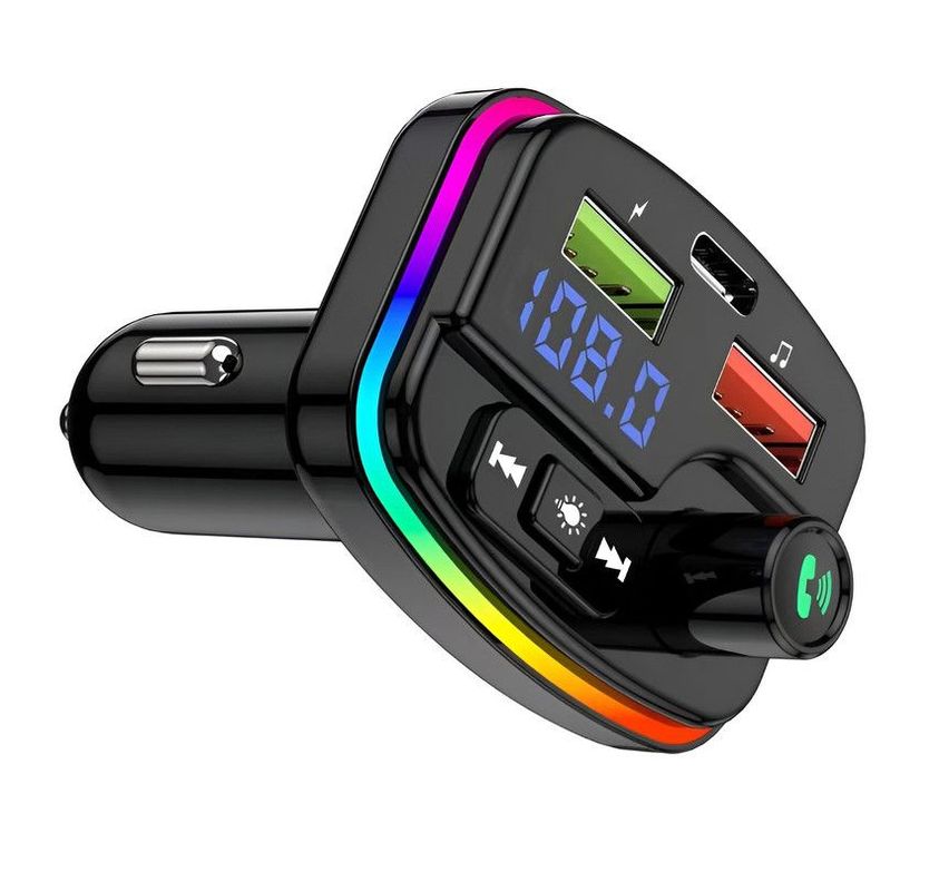 Transmisor Manos Libres Bluetooth Carro M13 Audio USB Lau-2