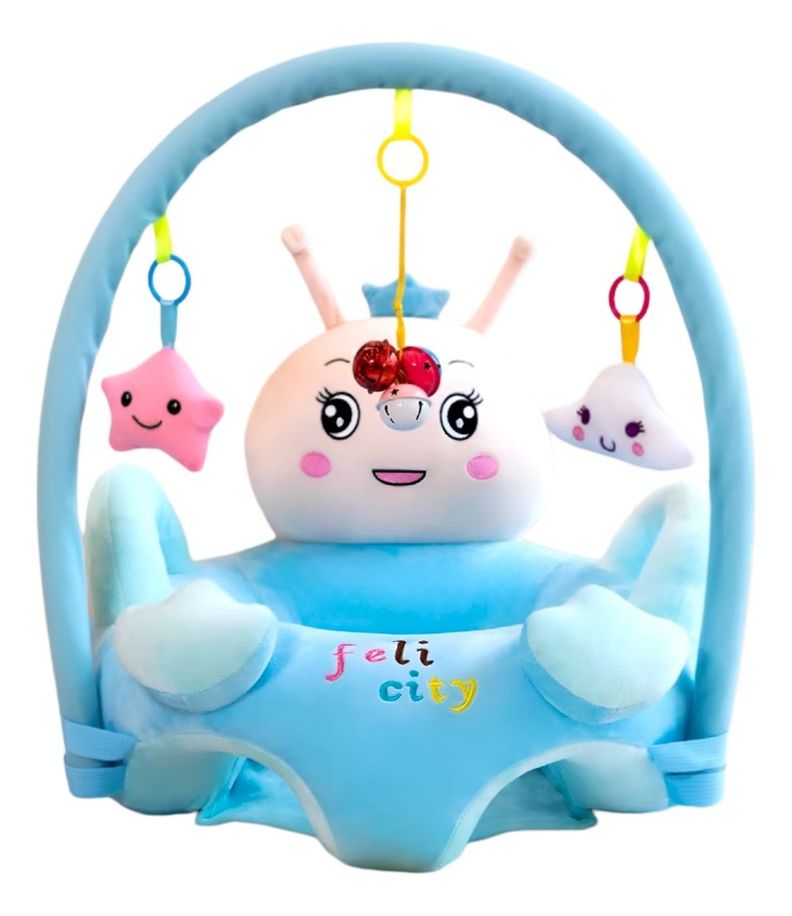 Cojín Asiento Apoyo Bebé Felpa Anticaídas Lavable Jhn-0