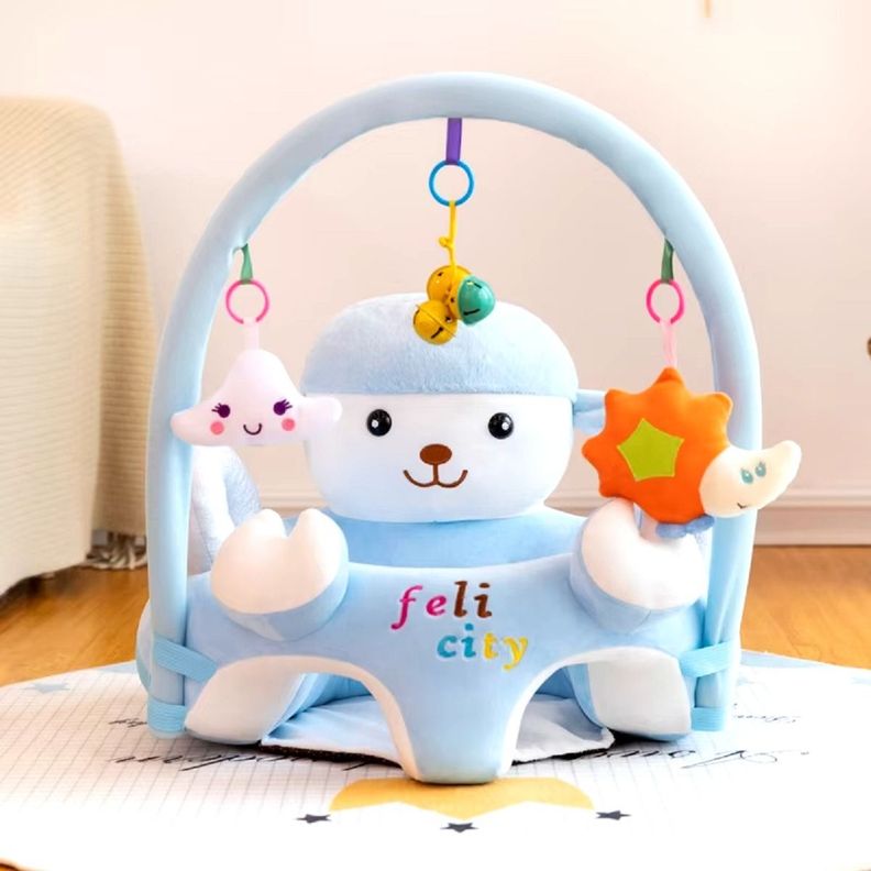 Cojín Asiento Apoyo Bebé Felpa Anticaídas Lavable Jhn-1