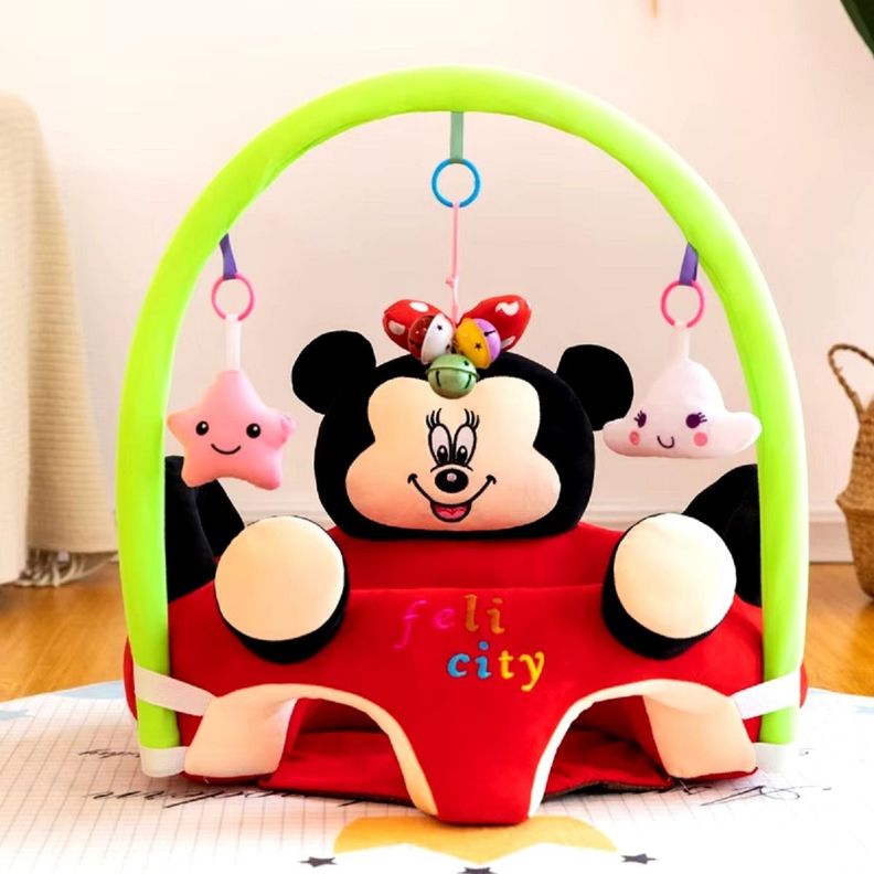 Cojín Asiento Apoyo Bebé Felpa Anticaídas Lavable Jhn-6