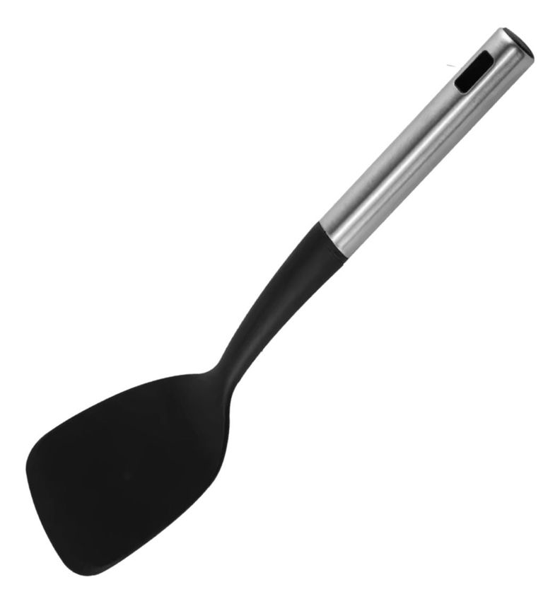Set Utensilios 7 Piezas Cocina Mango Acero Inoxidable Plata-2