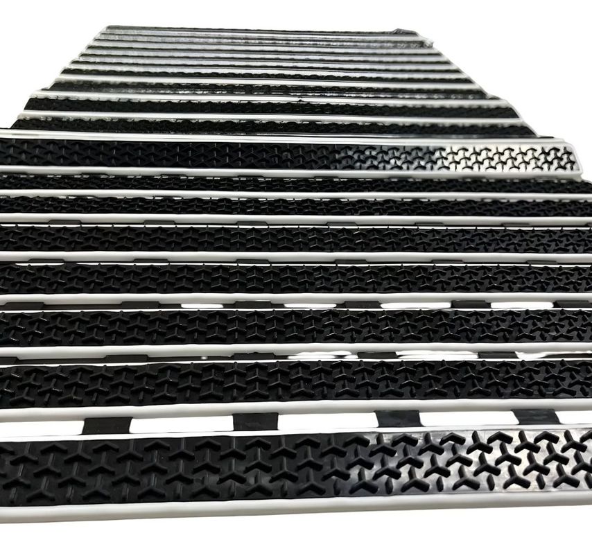 Alfombra Baño Ducha Plegable Negra Antideslizante Jhn-1