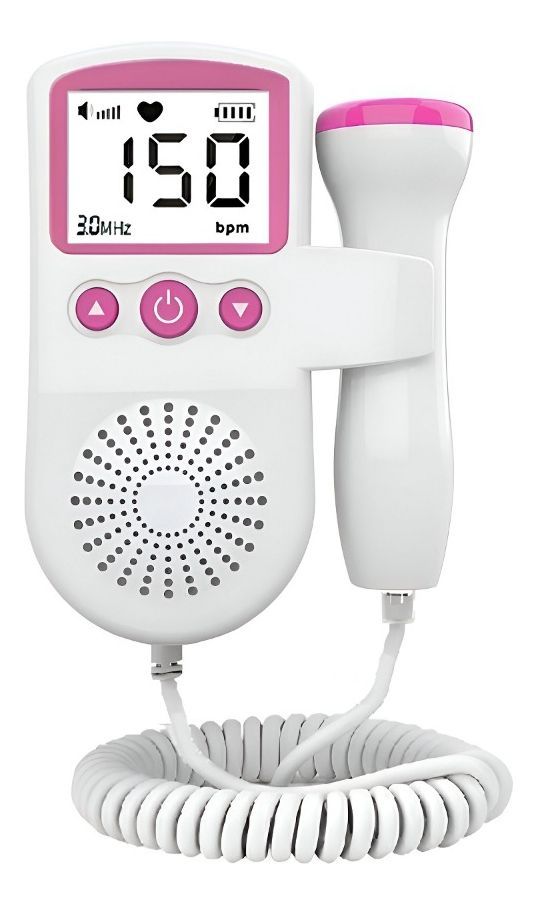 Ecógrafo Doppler Fetal Portátil Latidos Corazón Bebé Jhn-0