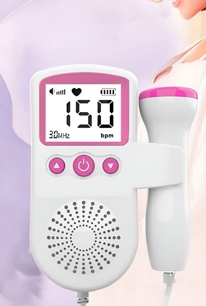 Ecógrafo Doppler Fetal Portátil Latidos Corazón Bebé Jhn-3