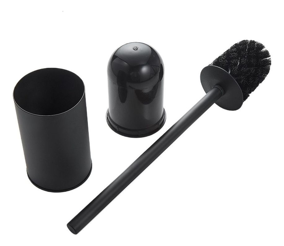 Escobilla Inodoro Soporte Limpieza Baño Base Compacto-1