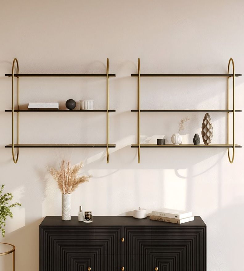 Estante Pared Flotante Decorativo Colgante Exhibición Jhn-4