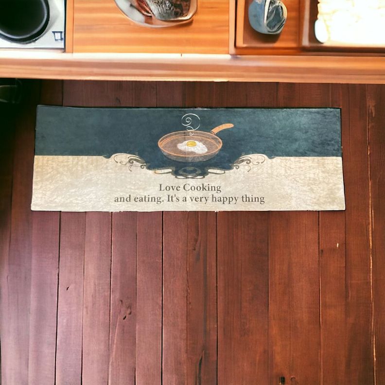 Alfombra Decorativa Cocina 2 Piezas Antideslizante Piso Jhn-6