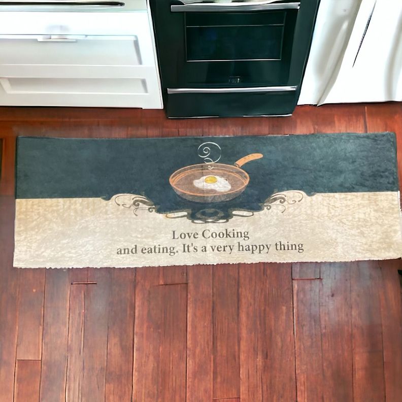 Alfombra Decorativa Cocina 2 Piezas Antideslizante Piso Jhn-7