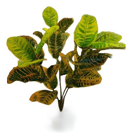 Planta Artificial Crotón Decoración Hogar Piso 75cm Jhn-0