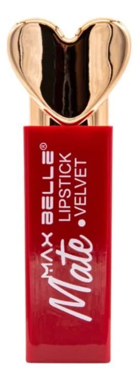 Set 2 Labiales Barra Mate Forma Corazón Larga Duración ALJ