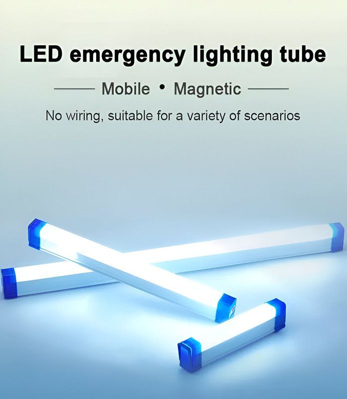 Set 3 Lamparas Portatiles LED Tubo Recargable Camping Lau-7