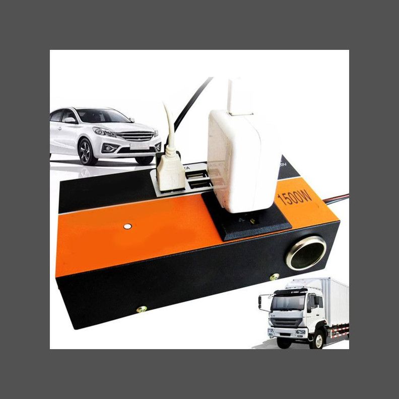 Inversor De Corriente Vehiculo 12V a 24V Camiones Lau-5