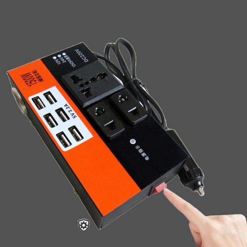 Inversor De Corriente Vehiculo 12V a 24V Camiones Lau-7