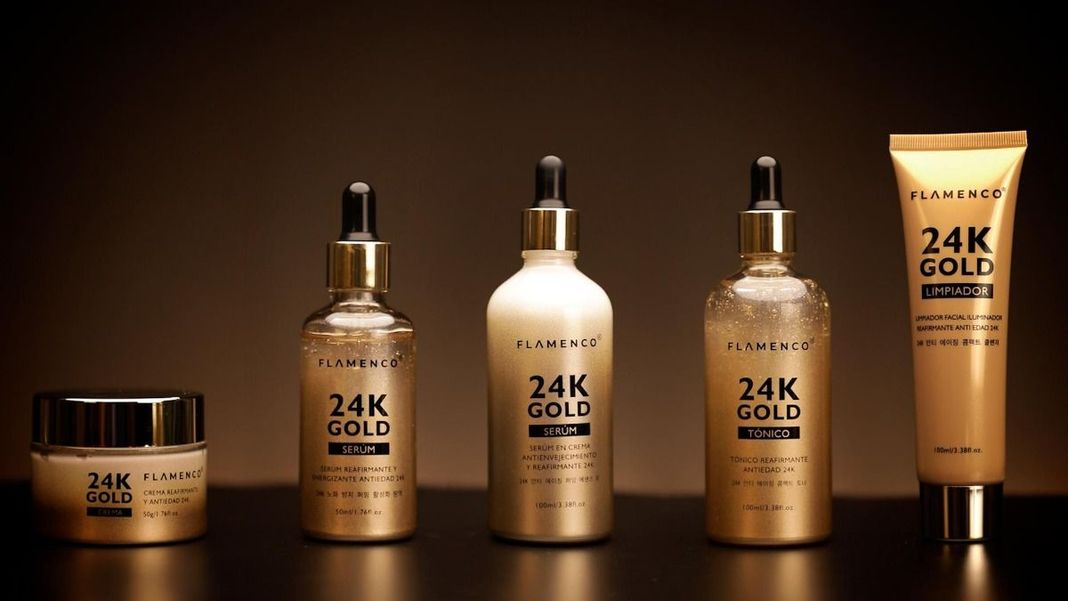 Set 24k Gold Anti Edad Kit SkinCare Línea 24K Gold Jhn Flamenco