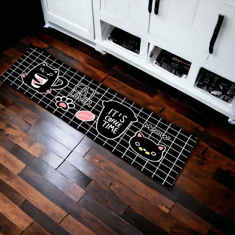 Alfombra Piso Cocina Antideslizante Decorativa 2 Piezas Jhn-3