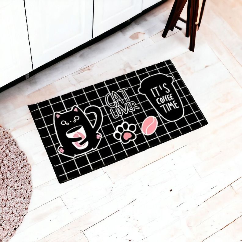 Alfombra Piso Cocina Antideslizante Decorativa 2 Piezas Jhn-4