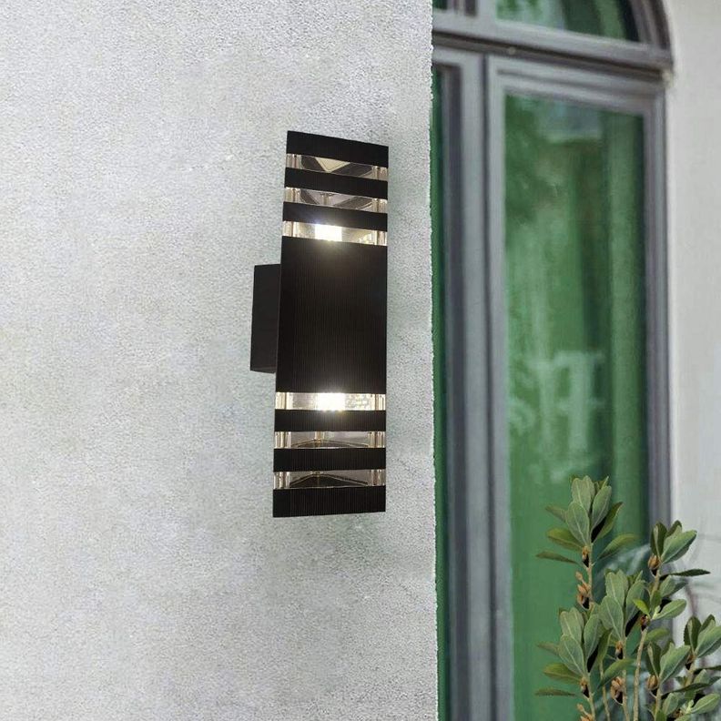 Lámpara Aplique Pared Moderna Triángulo Negro Jhn-3