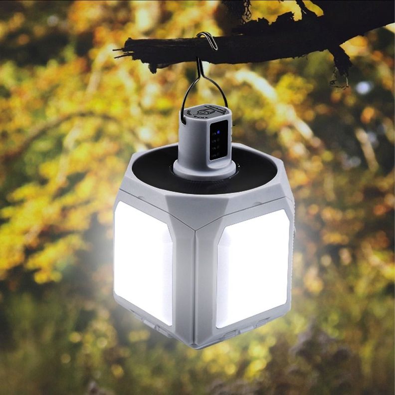 Lámpara Luz LED Recargable USB Acampar Gancho Portátil Jhn-3