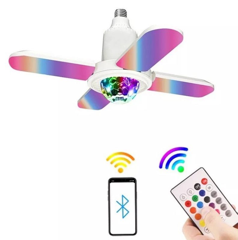 Lampara Techo Luz Nocturna Niños RGB Bluetooth 5.0 Lau-4