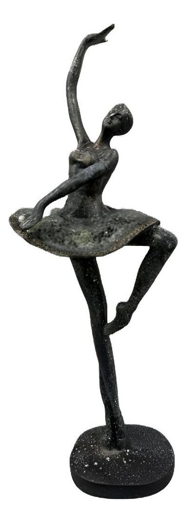 Estatua Ballet Escultura Bailarina Arte Metal Jhn-0