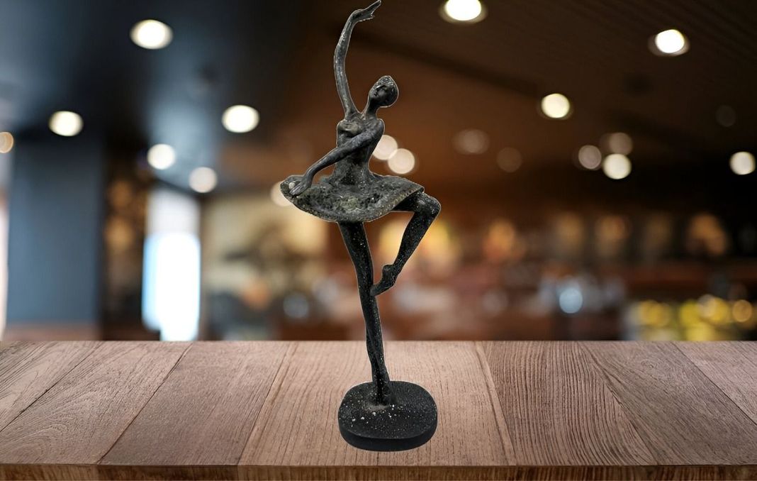 Estatua Ballet Escultura Bailarina Arte Metal Jhn-7