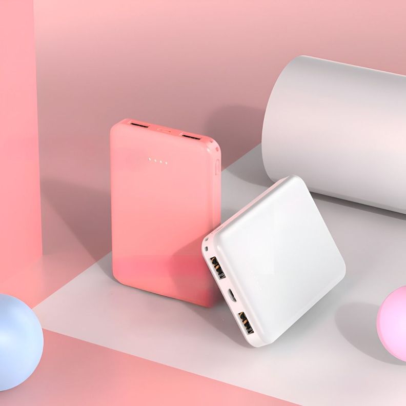 Cargador Inalámbrico Mini 5000mAh USB Recargable 5V 2A-3