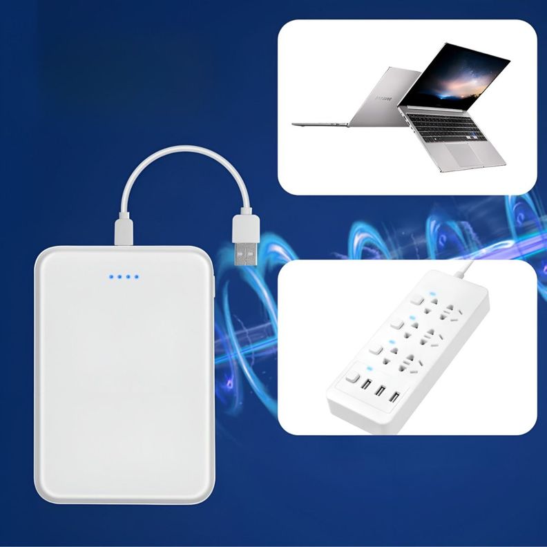Cargador Inalámbrico Mini 5000mAh USB Recargable 5V 2A-8