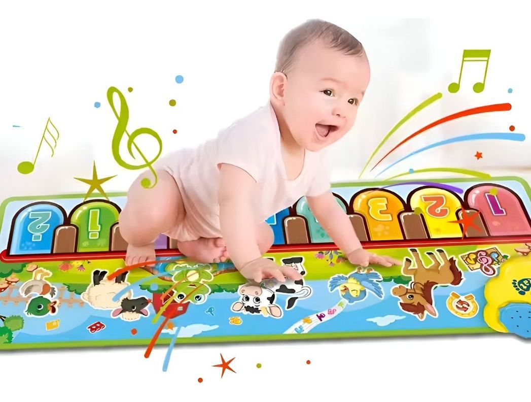 Tapete Piano Juguete Aprendizaje Musical Manta Táctil Jhn-2