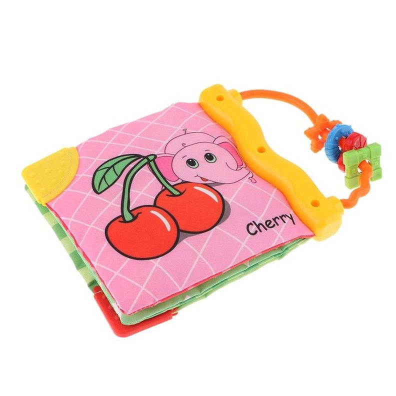 Juguete Didactico Sensorial Libro Dibujos Tela Bebes Lau-1