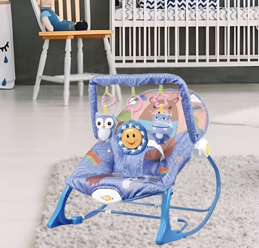 Silla Bebés Columpio Gimnasio Mecedora Musical Plegable Jhn-3