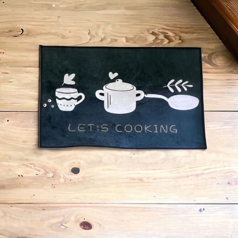 Alfombra Cocina Antideslizante 2 Piezas Decorativa Piso Jhn-5