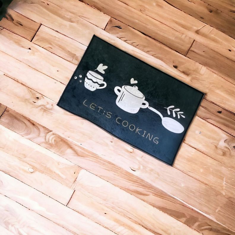 Alfombra Cocina Antideslizante 2 Piezas Decorativa Piso Jhn-8